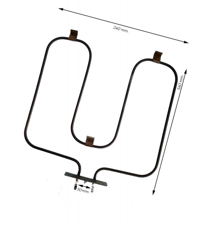 Resistencia para horno Corbero 1700W solera. 38CO0001