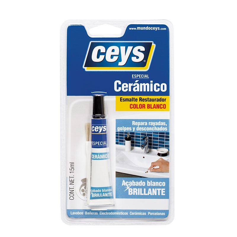 Restaurador Cerámico Blanco 15 ml. Ceys