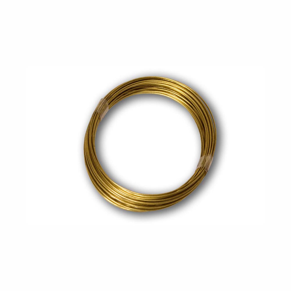Rollo Alambre De Laton   1,50Mm 4,5 Metros