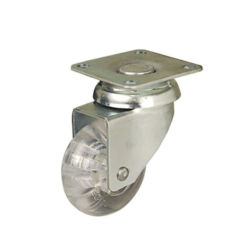 Rueda Poliuret.Transp. 50 Pletina S/F 638A50 Afo