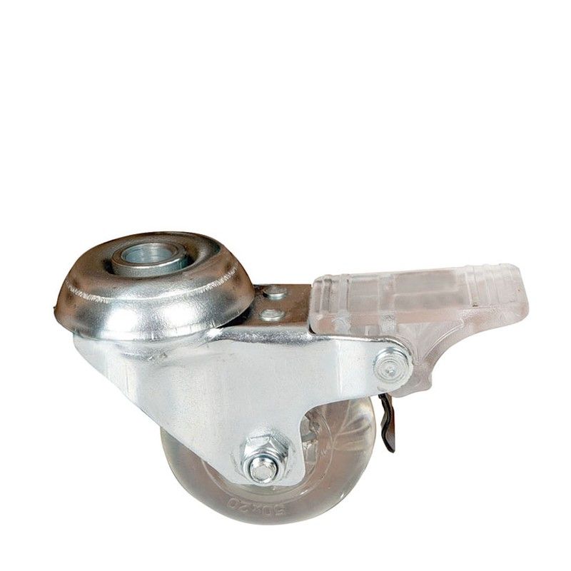 Rueda Poliuret.Transp. 50 Soporte C/F 636A50F Afo