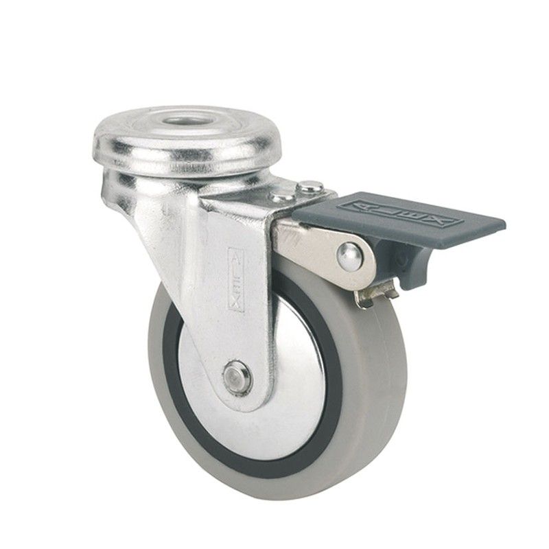 Rueda Goma Gris Agujero C/Frenoi "B" 60 651A60 Alex