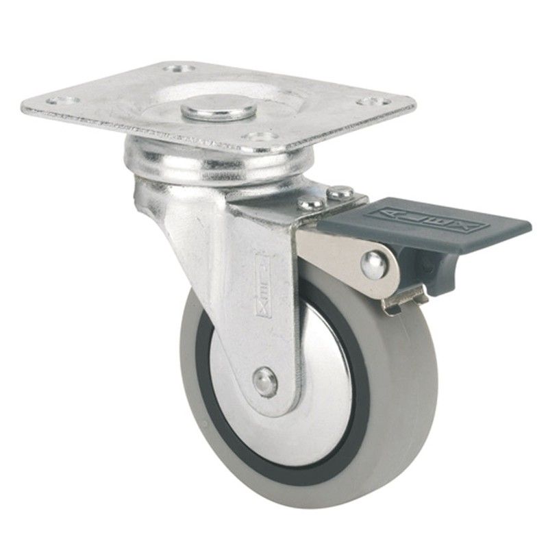 Rueda Goma Gris Girat. C/Freno "B" 60 649A60 Alex