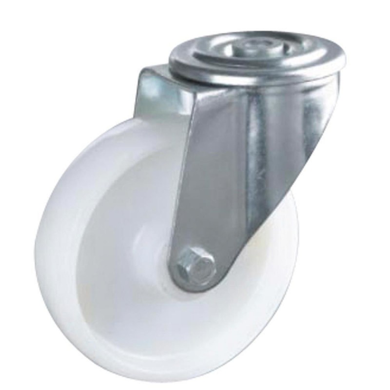 Rueda Industrial Nylon Pasante WOLFPACK