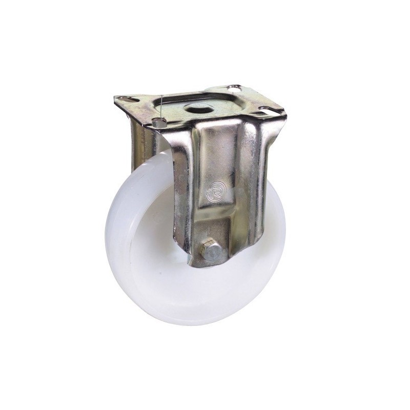 Rueda Industrial Nylon Placa Fija WOLFPACK