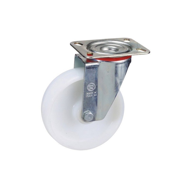 Rueda Industrial Nylon Placa WOLFPACK