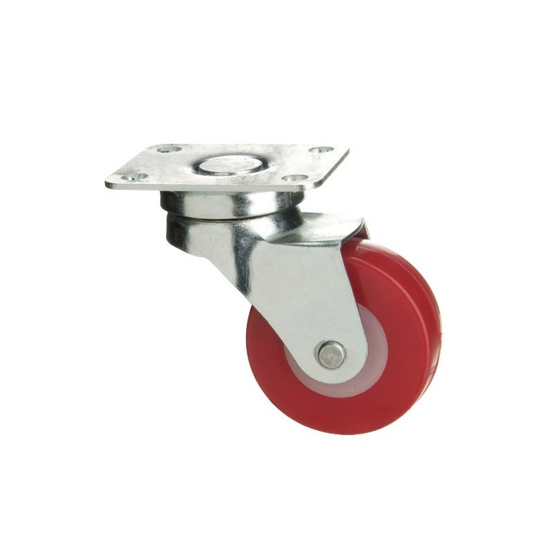 Rueda Poliuretano Placa.