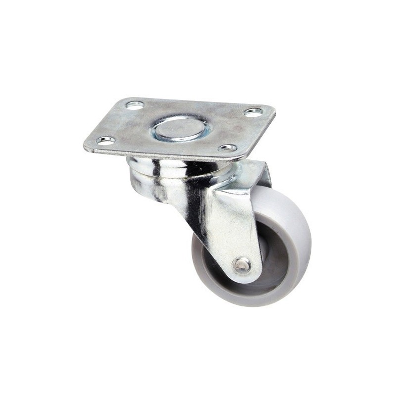 Rueda Polyamida Placa.