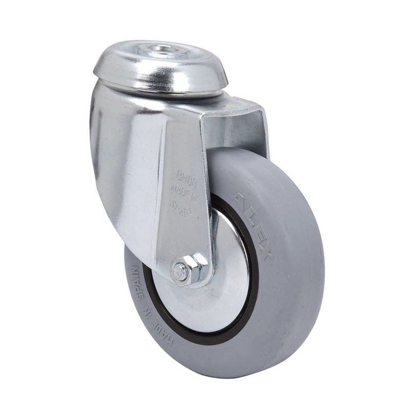 Rueda Goma Gris Sopor.Gir.80 "Bh-Pgi" 661A80 Alex