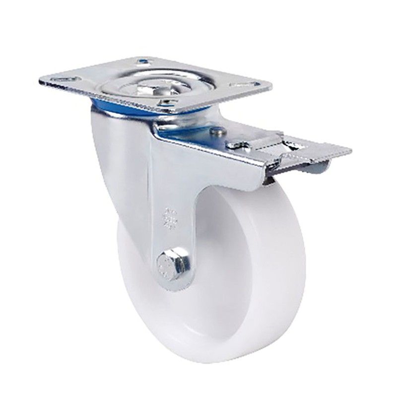 Rueda Poliamix Plet.Gir. Freno Zv-Ut 80 642A80F Alex