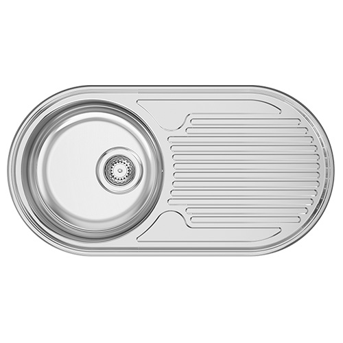 Fregaderos - RODI Fregadero Semi-Dueto 1C 1E Inox Mate