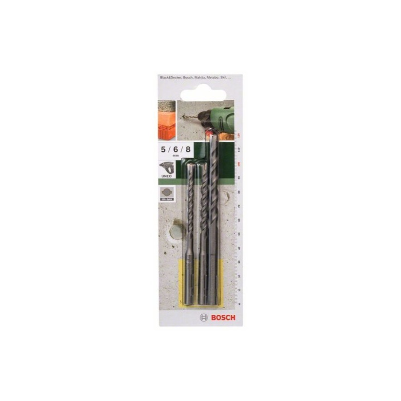 Set 3 Brocas SDS-Quick Bosch para Hormigón