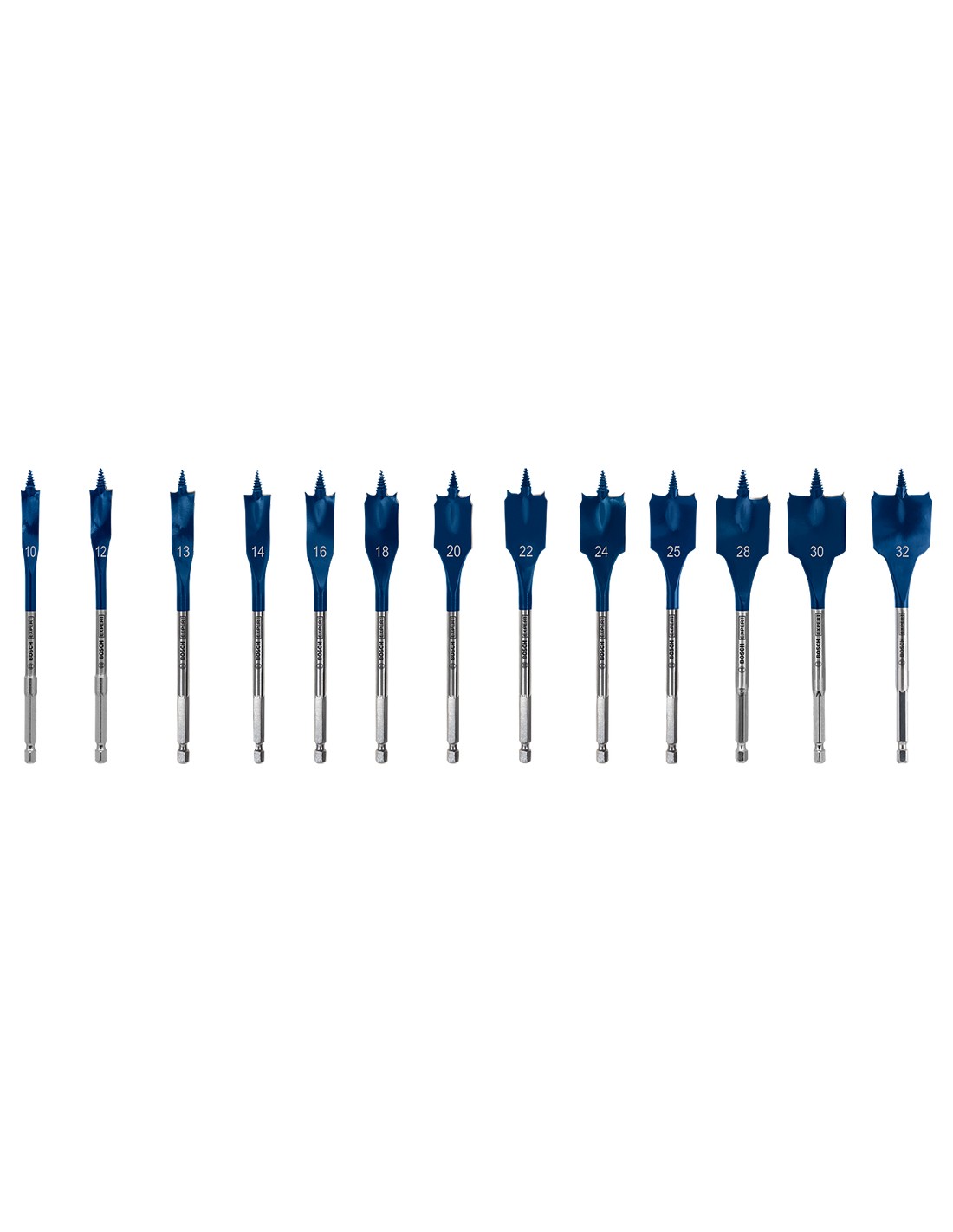 Set de 13 Brocas fresadoras planas BOSCH EXPERT SelfCut Speed (2 608 900 336)