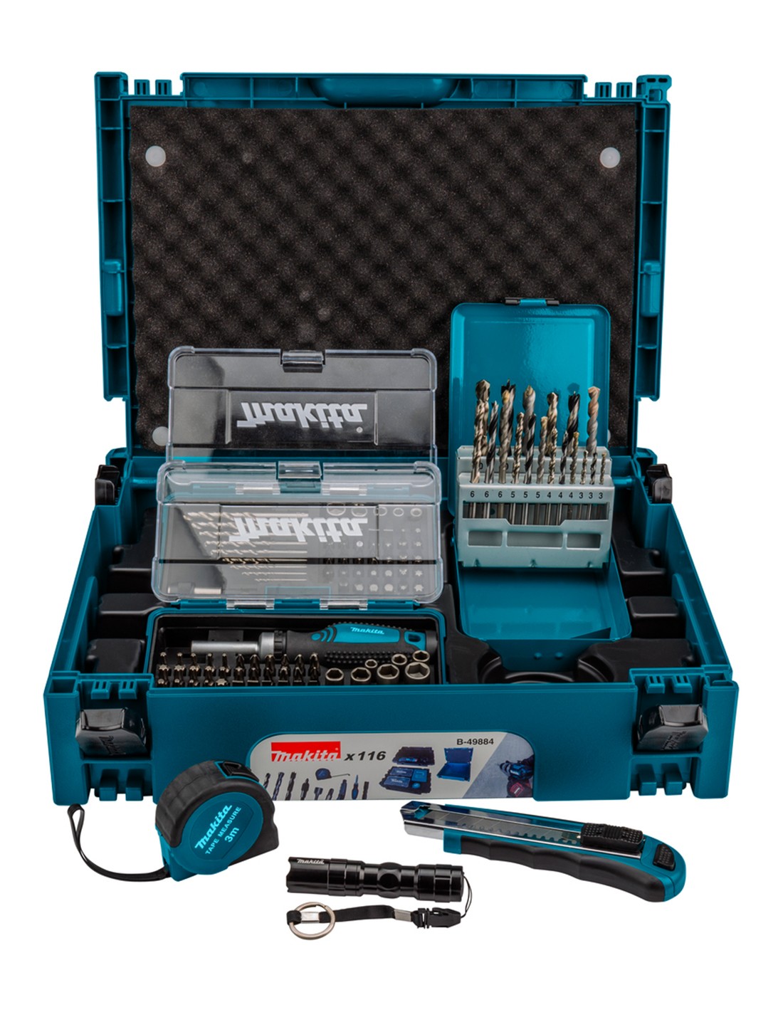 Set de accesorios MAKPAC MAKITA B-49884 (116 piezas)