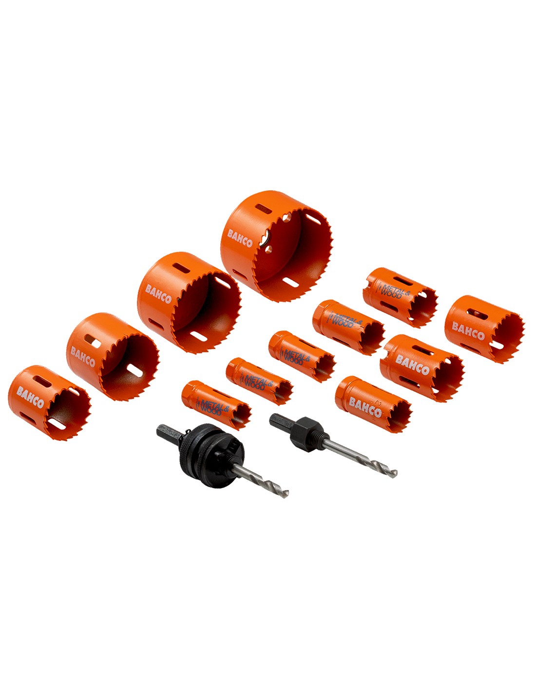 Set de coronas Sandflex® BI-METAL BAHCO 3834-PROMO-122-76 (14 piezas)