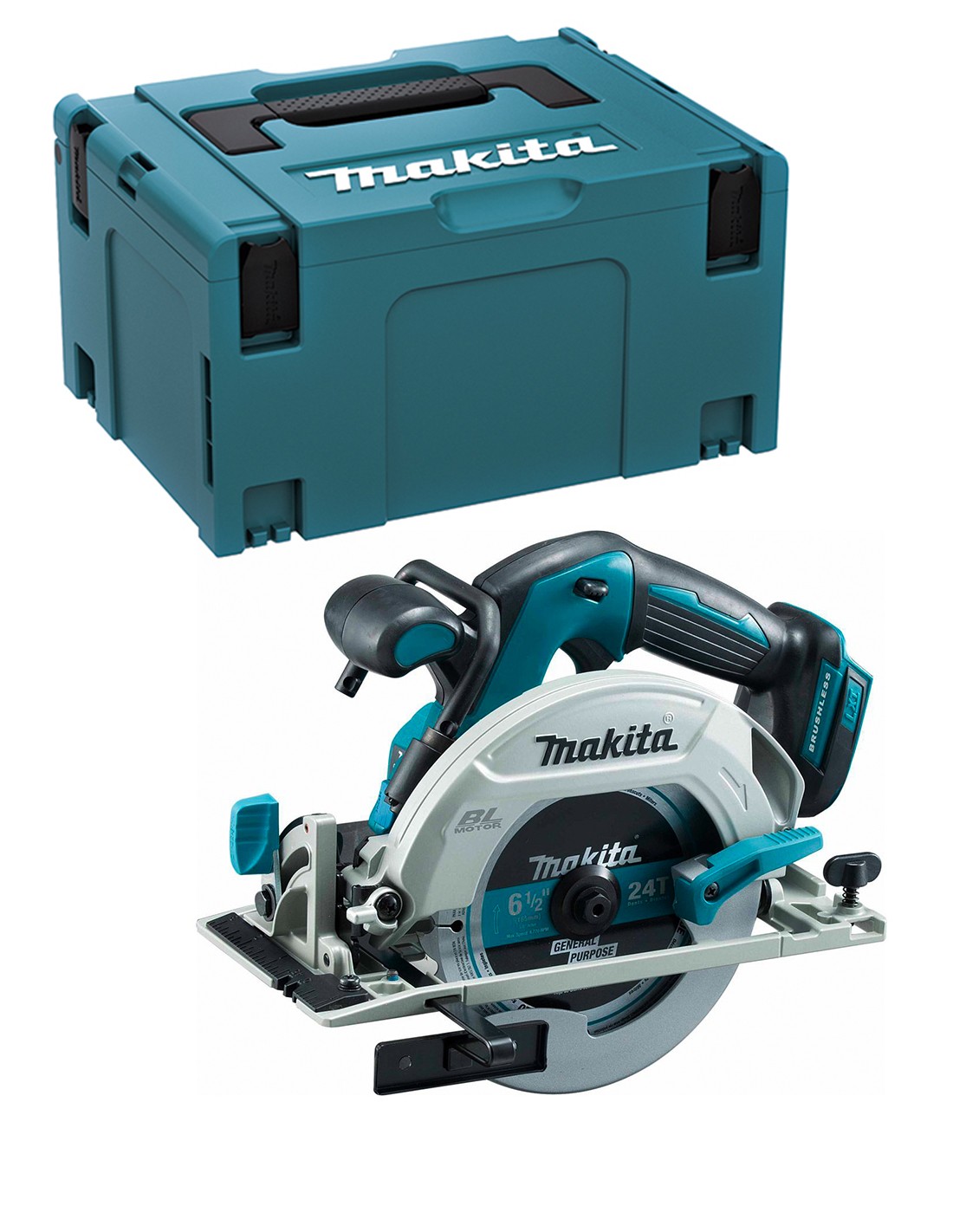 Sierra Circular MAKITA DHS680ZJ (Cuerpo solo + MAKPAC 3)