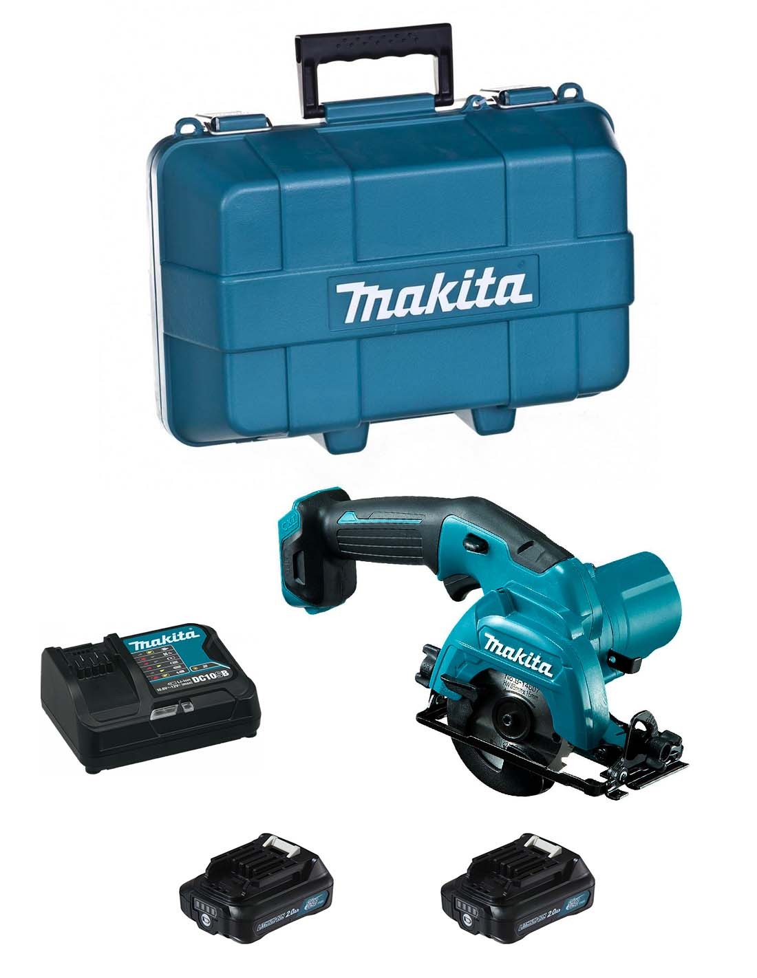 Sierra Circular MAKITA HS301DSAE (2 x 2,0 Ah + DC10SB + Maletín)