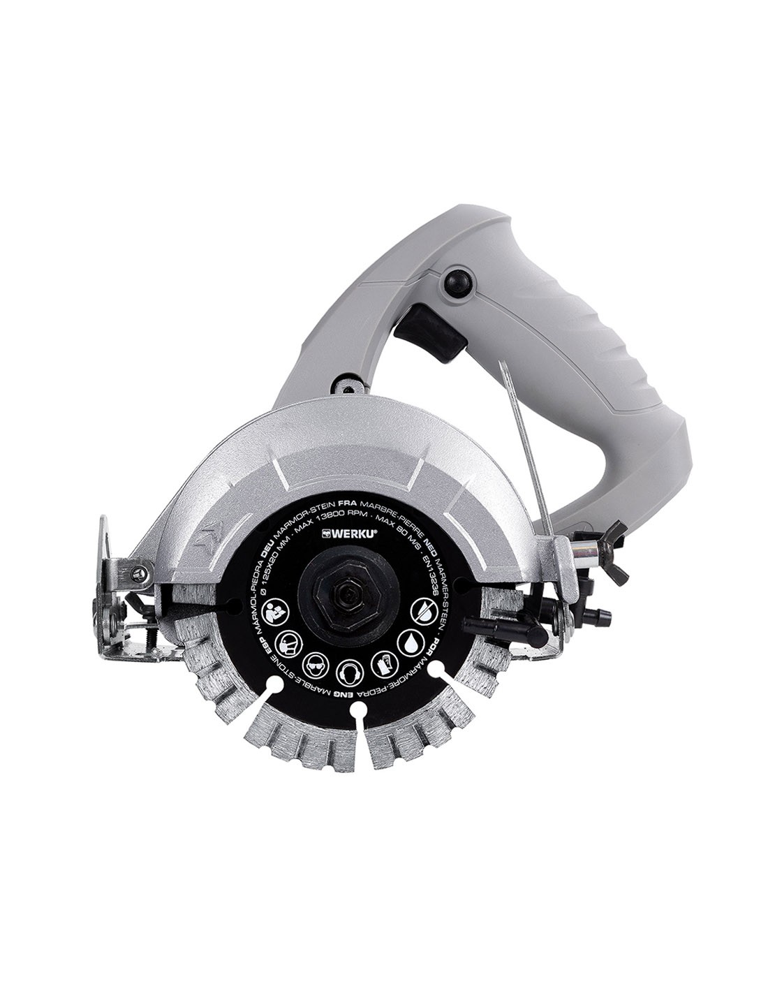 Sierra Circular Mármol-Piedra WERKU (1250 W)