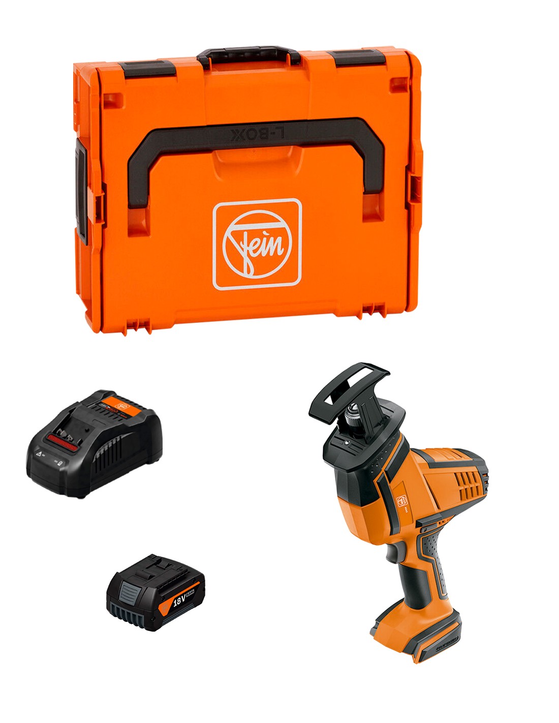 Sierra Sable FEIN ASAS 18-21 K AS (1 x 5,0 Ah + GAL1880CV + L-Boxx 136)