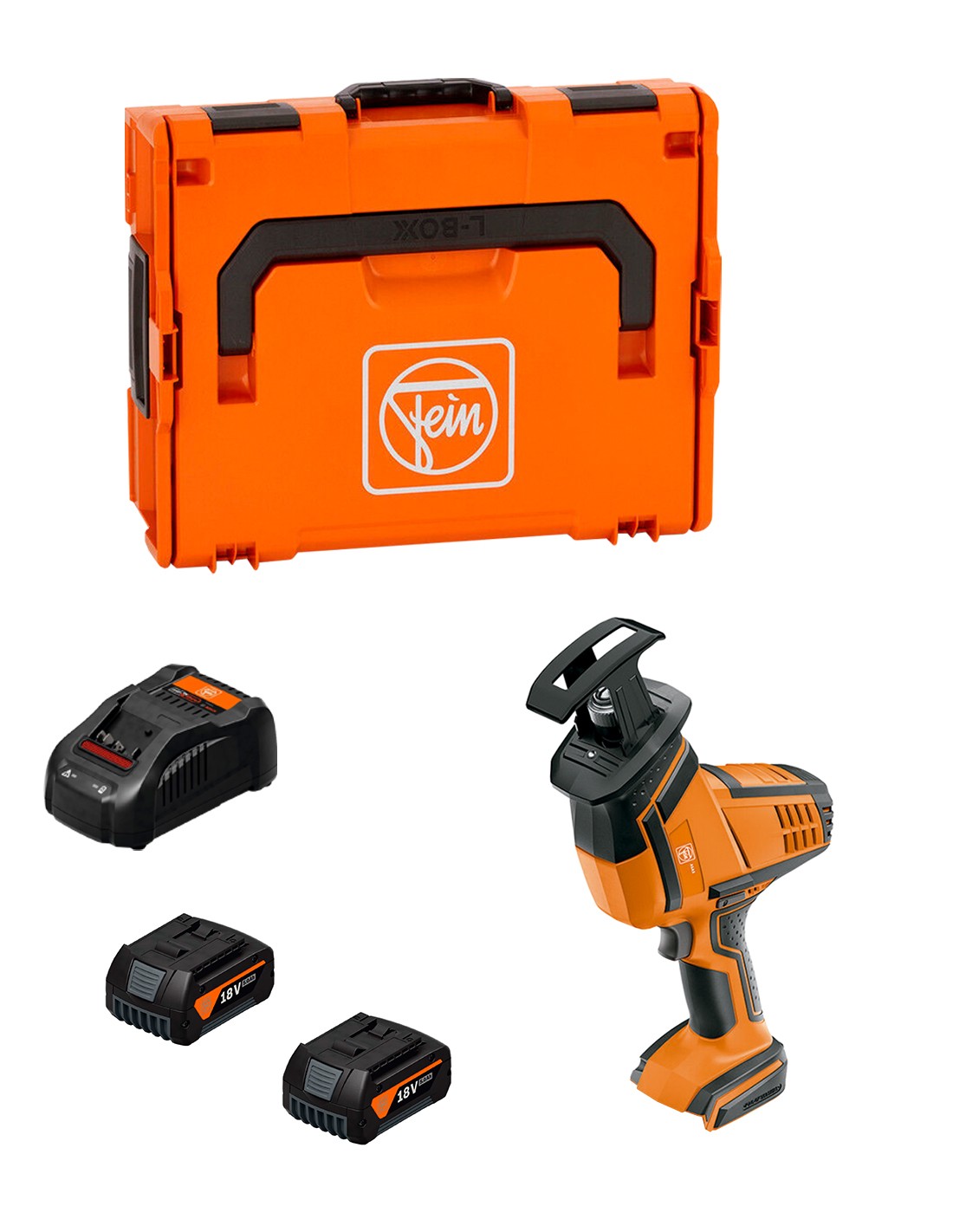 Sierra Sable FEIN ASAS 18-21 K AS (2 x 5,0 Ah + GAL1880CV + L-Boxx 136)