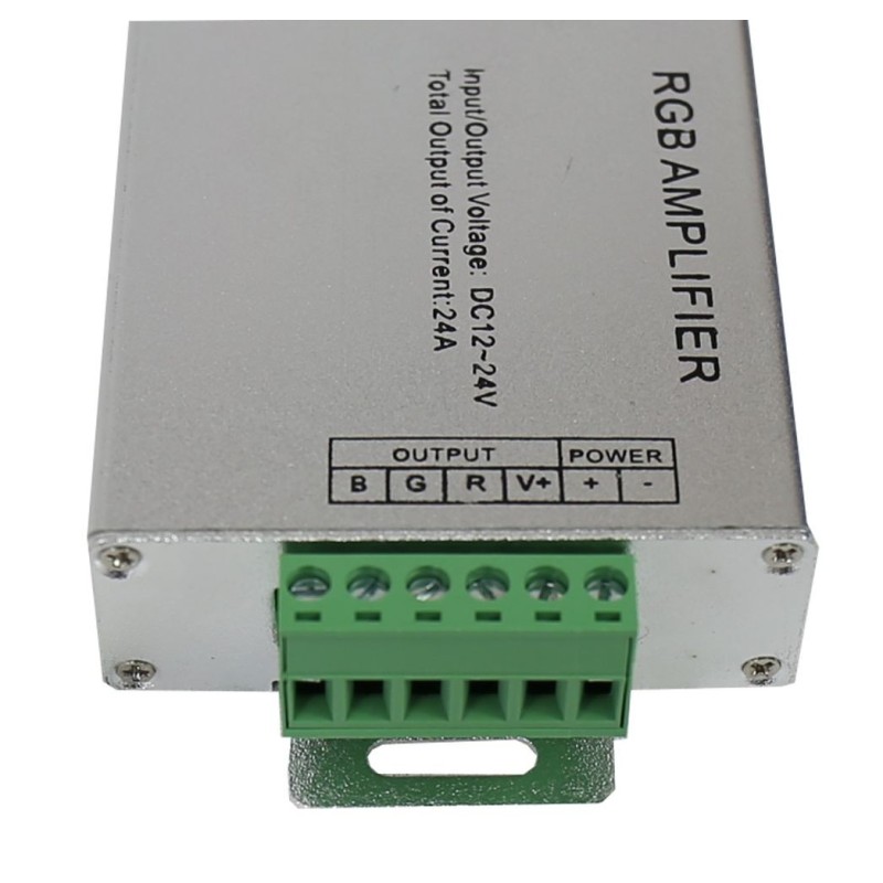 Amplificador repetidor para tira led RGB 24A 288W