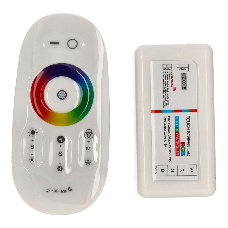 Sistema de control RGB táctil inalámbrico 216W 12V/24V