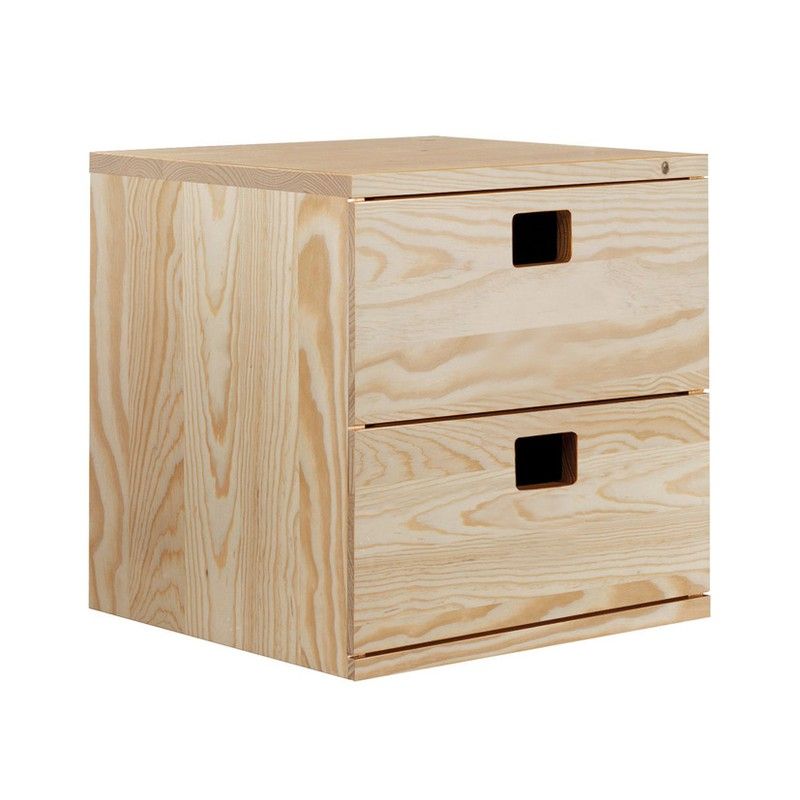 Cajonera Modular 2 Cajones 36X33X36Cm 499B87