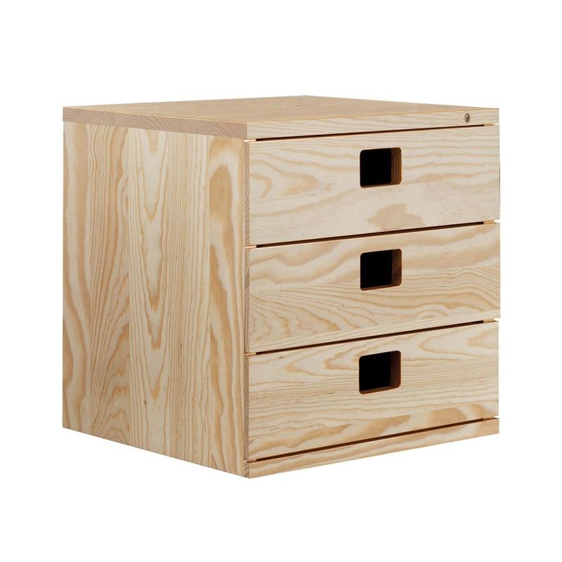 Cajonera Modular 3 Cajones 36X33X36Cm 499B86