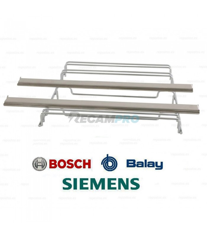 SOPORTE DERECHO DESLIZANTE PARA BANDEJA HORNO BALAY, BOSCH, SIEMENS. 00680182