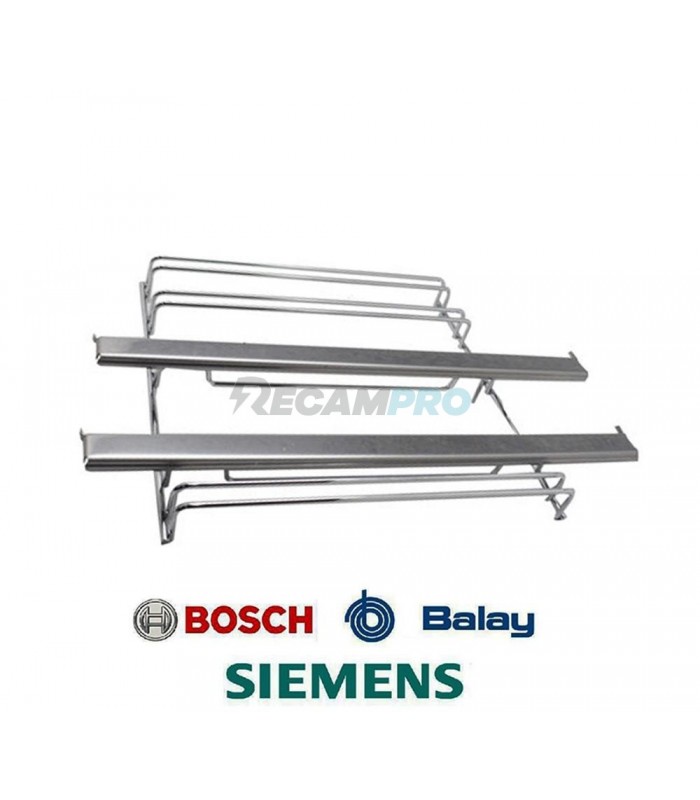 SOPORTE IZQUIERDO TELESCÓPICO HORNO BALAY, BOSCH, SIEMENS 00680181