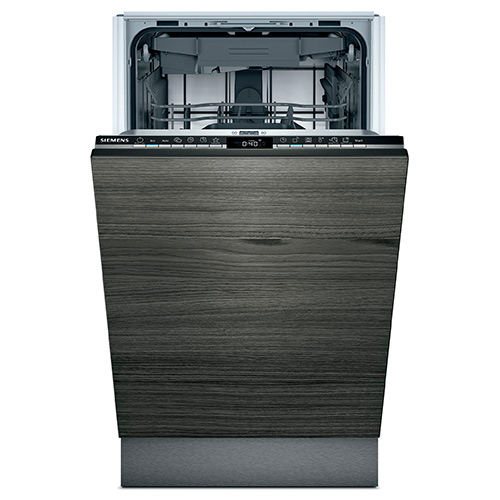 Lavavajillas - SIEMENS Lavavajillas SR93EX28ME 45CM Integrable Panel Mandos Negro