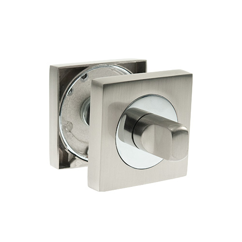 Condenas - Descondenas - Condena Descondena con Roseta Cuadrada SVCC50 Níquel Satinado y Brillo