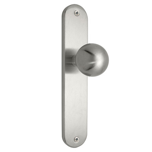 Manillones con placa - Pomo Fijo con Placa SV-PP32 245x45 mm Inox