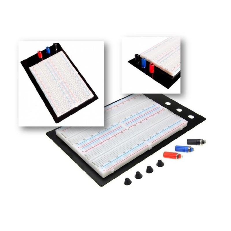 Tablero de pruebas de 1660 contactos protoboard ZY-204