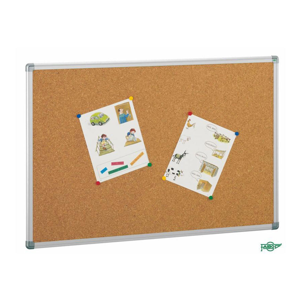 Tableros Corcho Sólido Soporte - Ref. 601-4 / Tablero Anuncios Corcho / 100x150