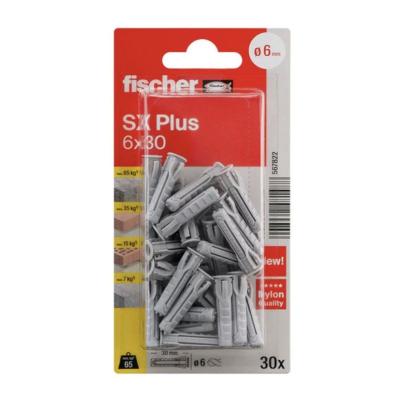 Taco Plastico Sx Plus 8X40Sk Aglomerado 768BP8X40SK Fischer