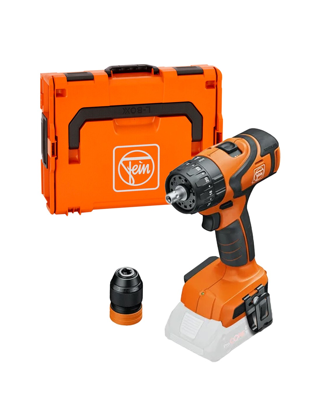 Taladro Atornillador FEIN ASB 18 Q AS (Cuerpo solo + L-Boxx 136)