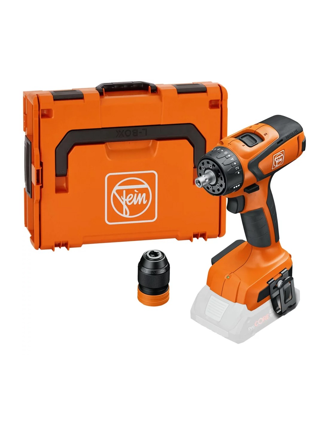 Taladro Atornillador FEIN ASCM 18 QSW AS (Cuerpo solo + L-Boxx 136)