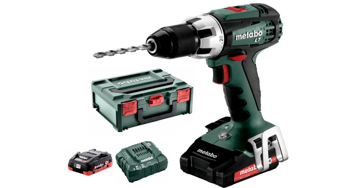 Taladro inalámbrico METABO BS 18 LT Compact 2x2,0 Ah /1-13mm/ 602102530