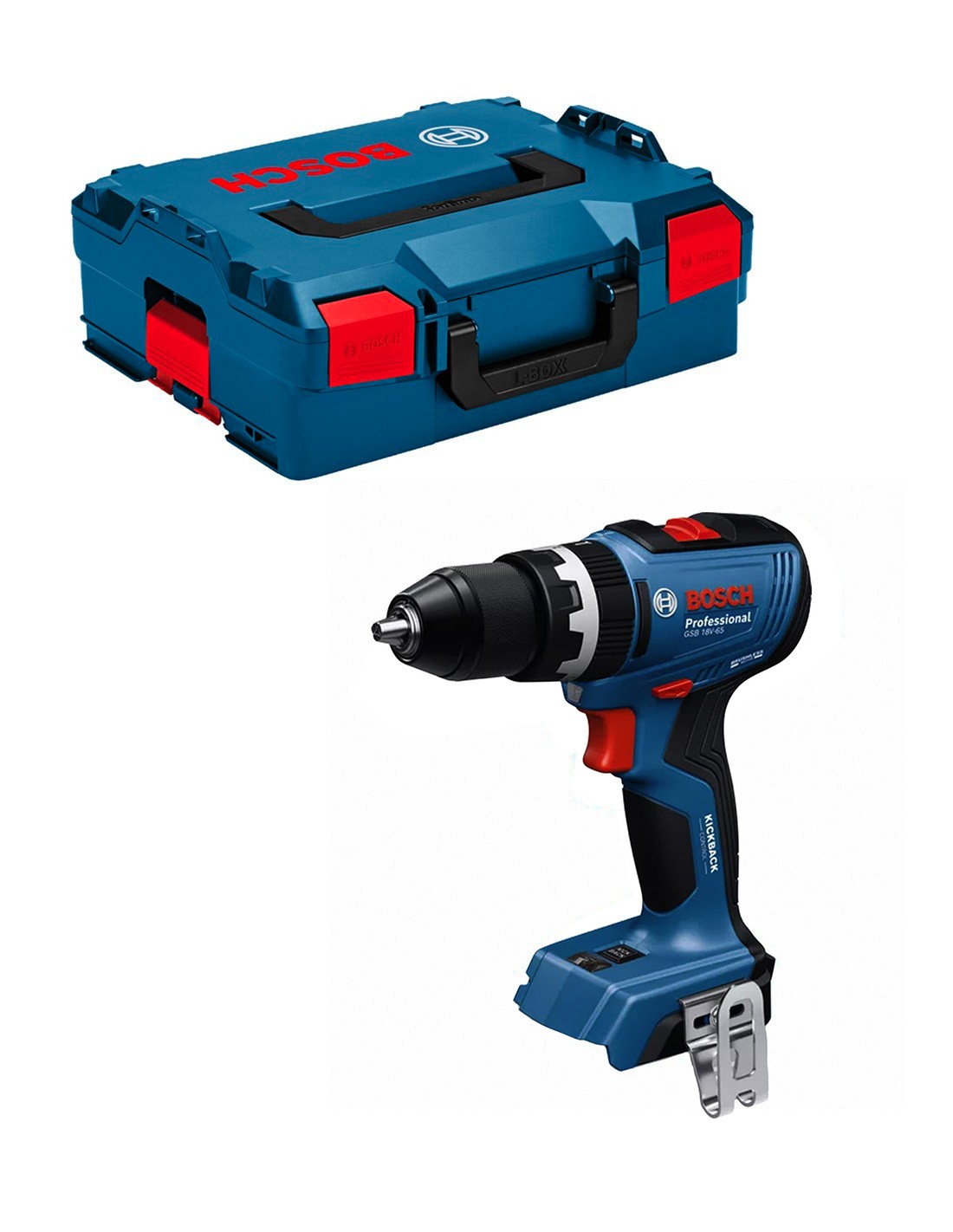 BOSCH GSB 18V-65 (Cuerpo solo + L-Boxx 136)