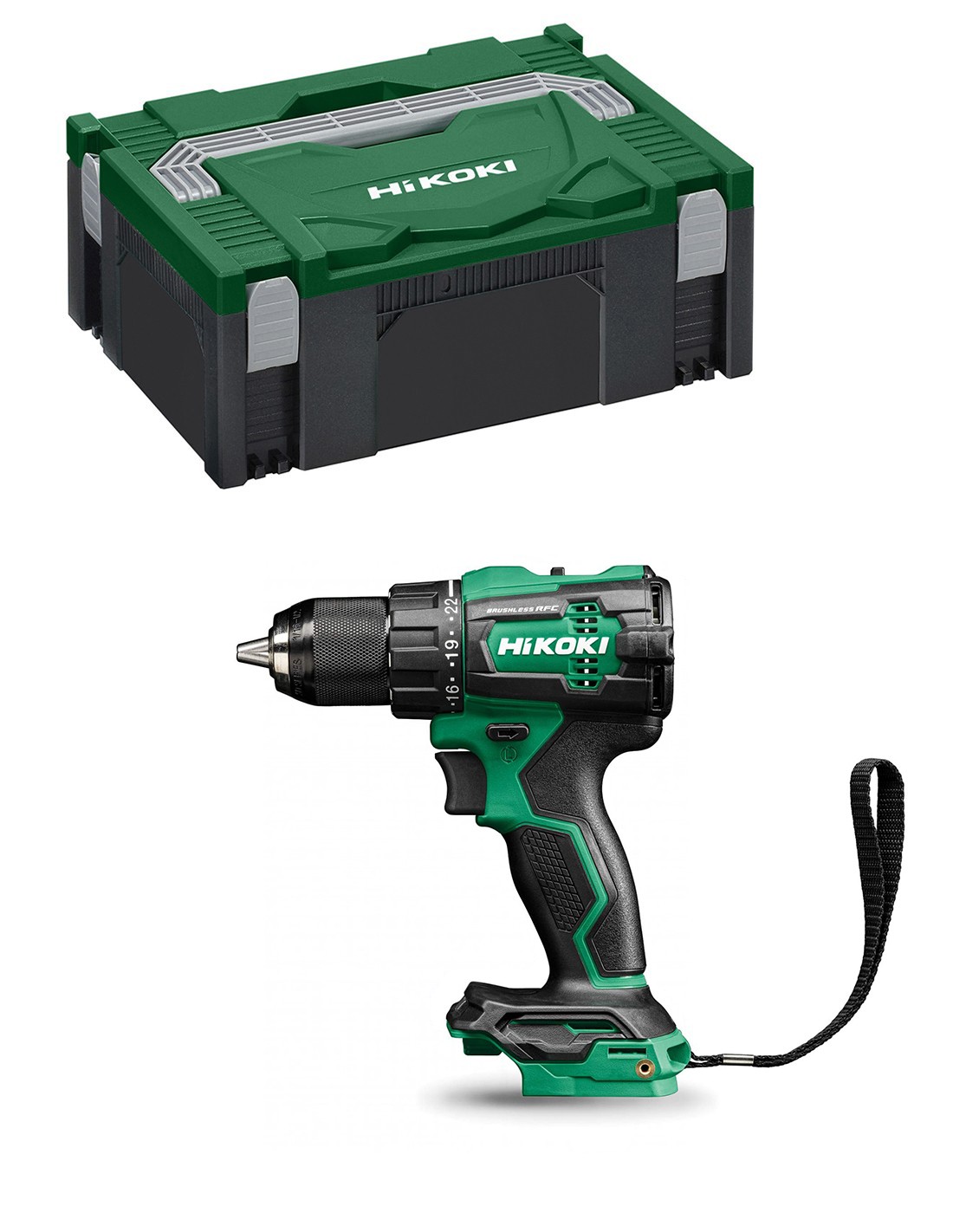 HIKOKI DV18DEW2Z (Cuerpo solo + Maletín de