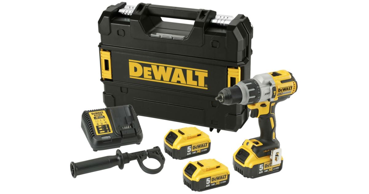 Taladro percutor inalámbrico DeWALT DCD996P3