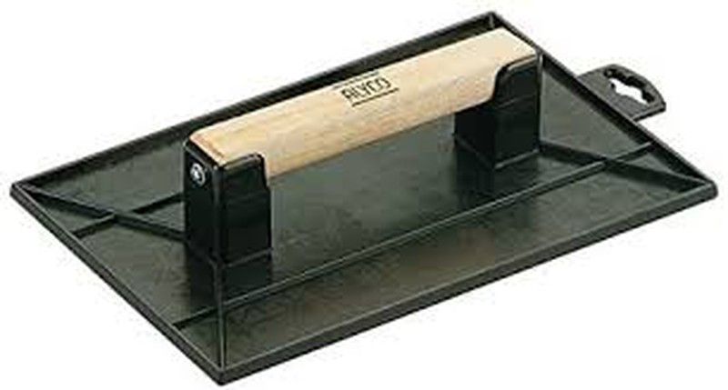 Talocha rectangular De Plástico Con Mango De Madera ALYCO de 270 x 180 Milimetros, Referencia 195790