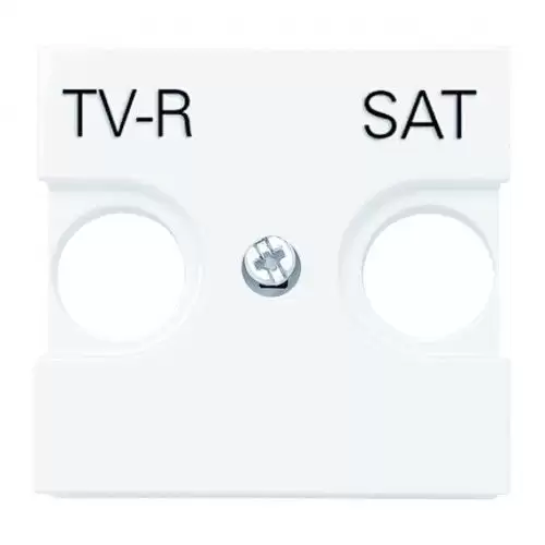 Tapa Toma TV Niessen Zenit  Blanco