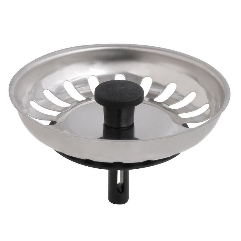 Tapon Valvula Cesta Para Fregadero, Inoxidable T-93bp-115 1 1/2 WOLFPACK