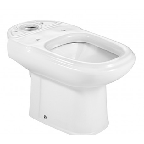 Taza de inodoro de tanque bajo con salida horizontal DAMA RETRO - ROCA
