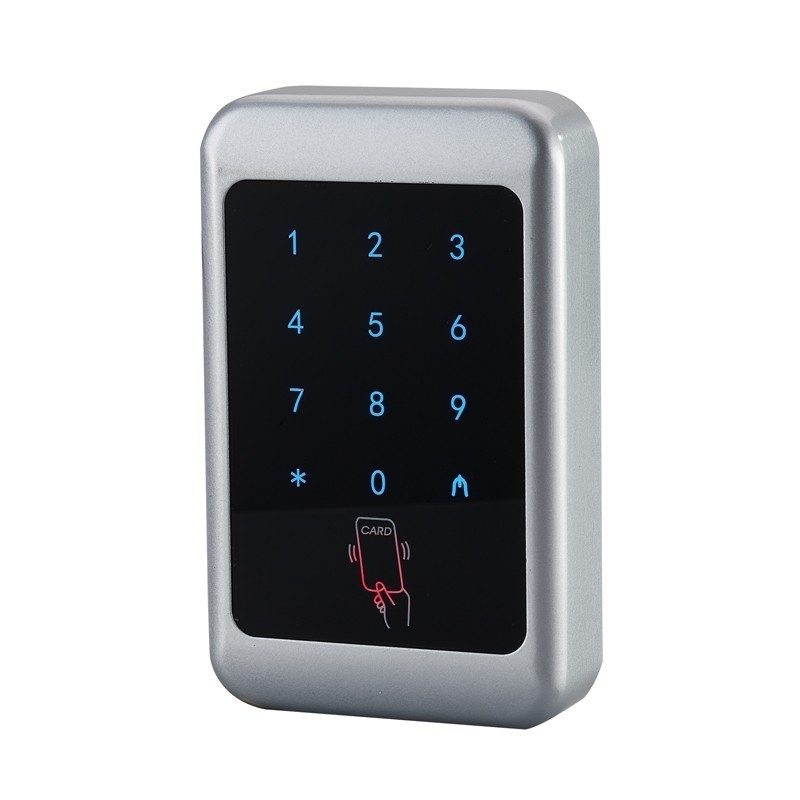 Teclado control acceso autónomo táctil tarjeta de proximidad o pin