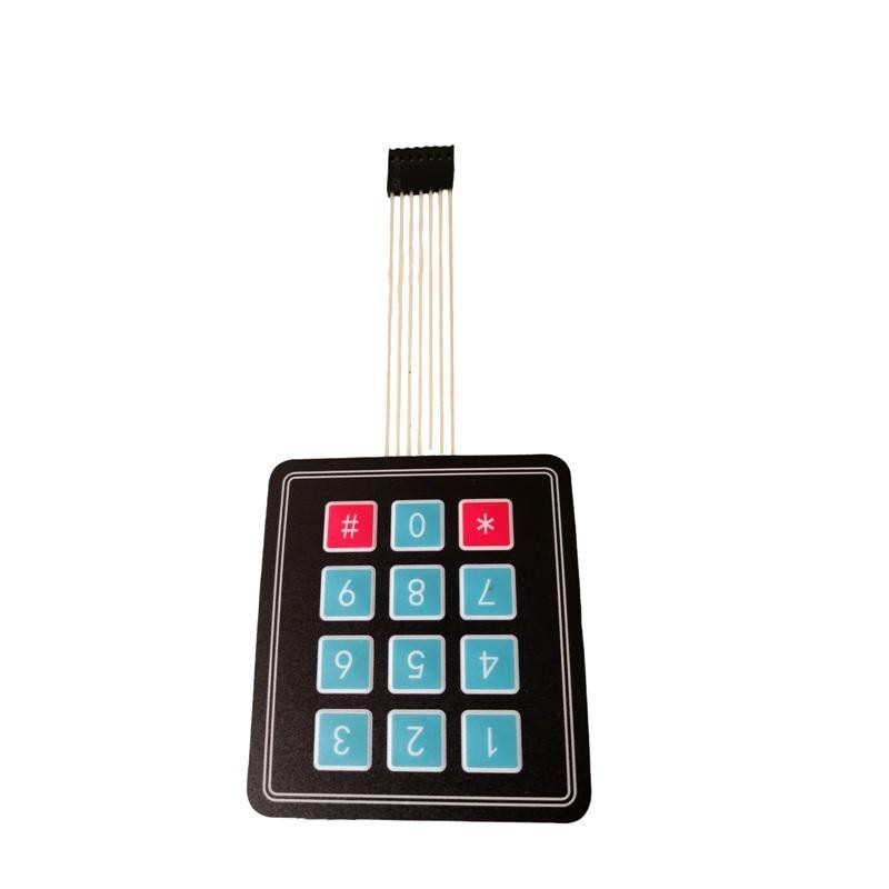 Teclado de membrana matricial para Arduino 3x4 de 12 teclas
