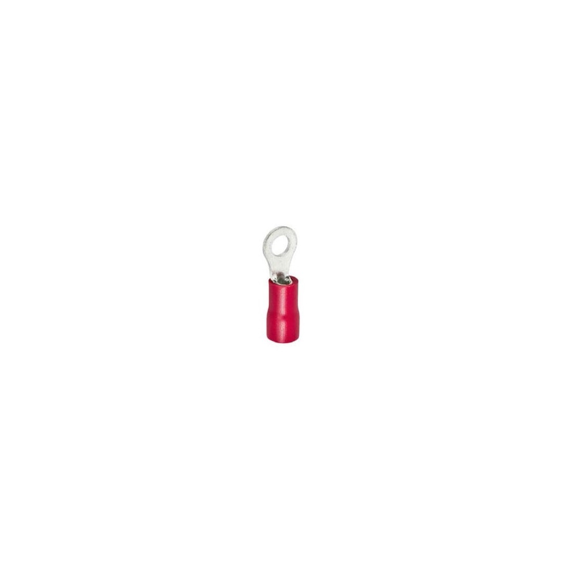 terminal de cable anular tamaño M5 ø5,3mm 0,5-1,5mm² UE 100 pzs aislam. PVC Cu gal Sn rojo