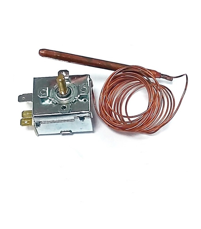 TERMOSTATO CALDERAS UNIVERSAL 0-90º.  2 CONTACTOS, BULBO 6 MM 39CU0010